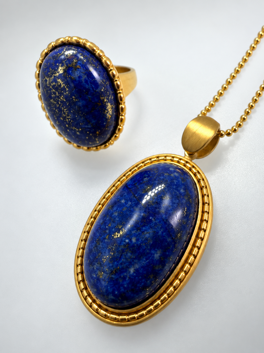 Genuine AAA Lapis Lazuli Pendant Necklace
