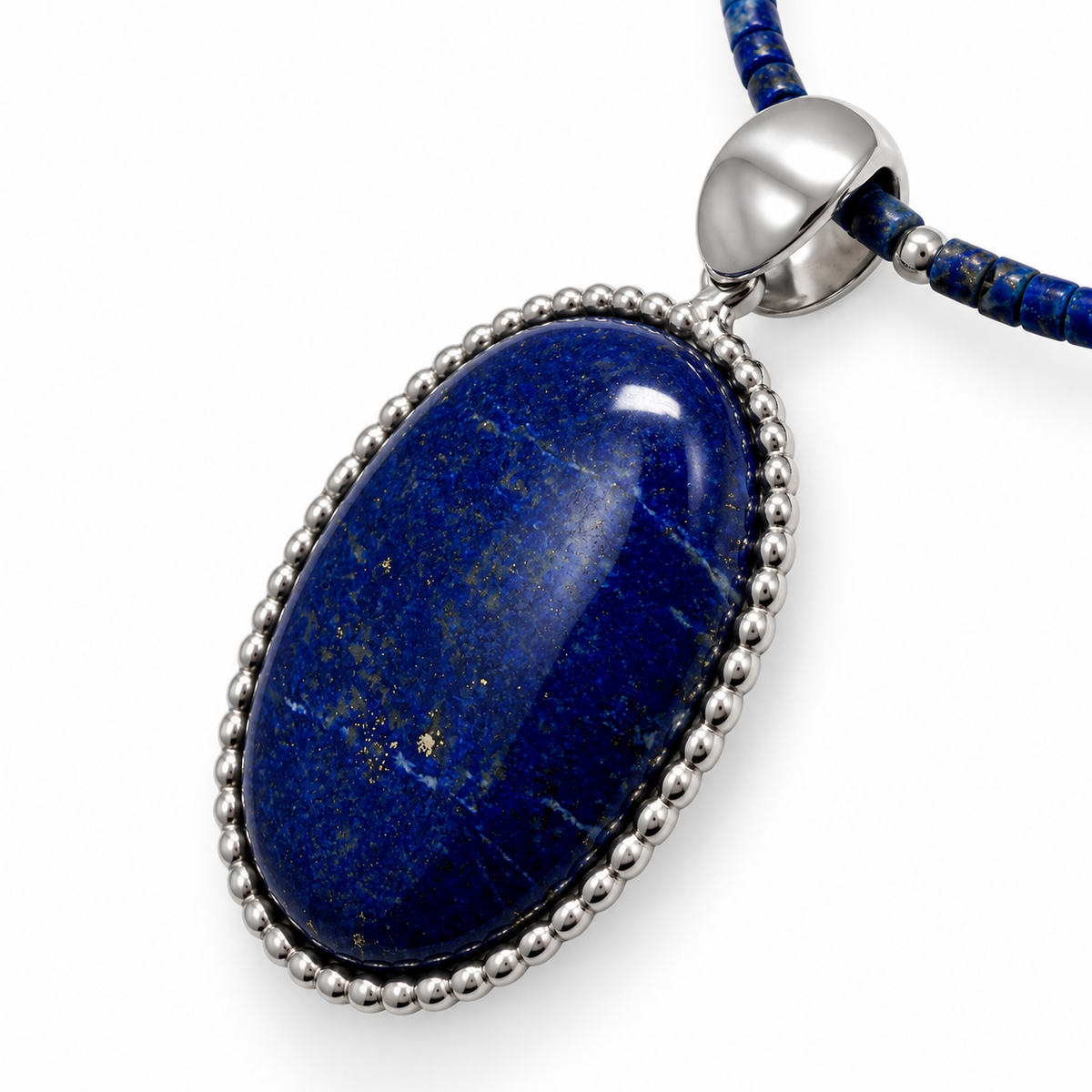 Genuine AAA Lapis Lazuli Pendant Necklace 