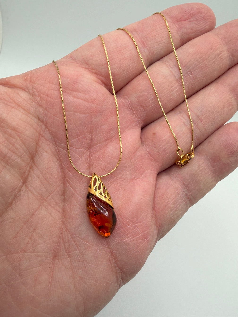Gold Plated Sterling Silver Dainty Necklace | Minimal Everyday Pendant | 4 Styles to Choose | 18 Inch Chain