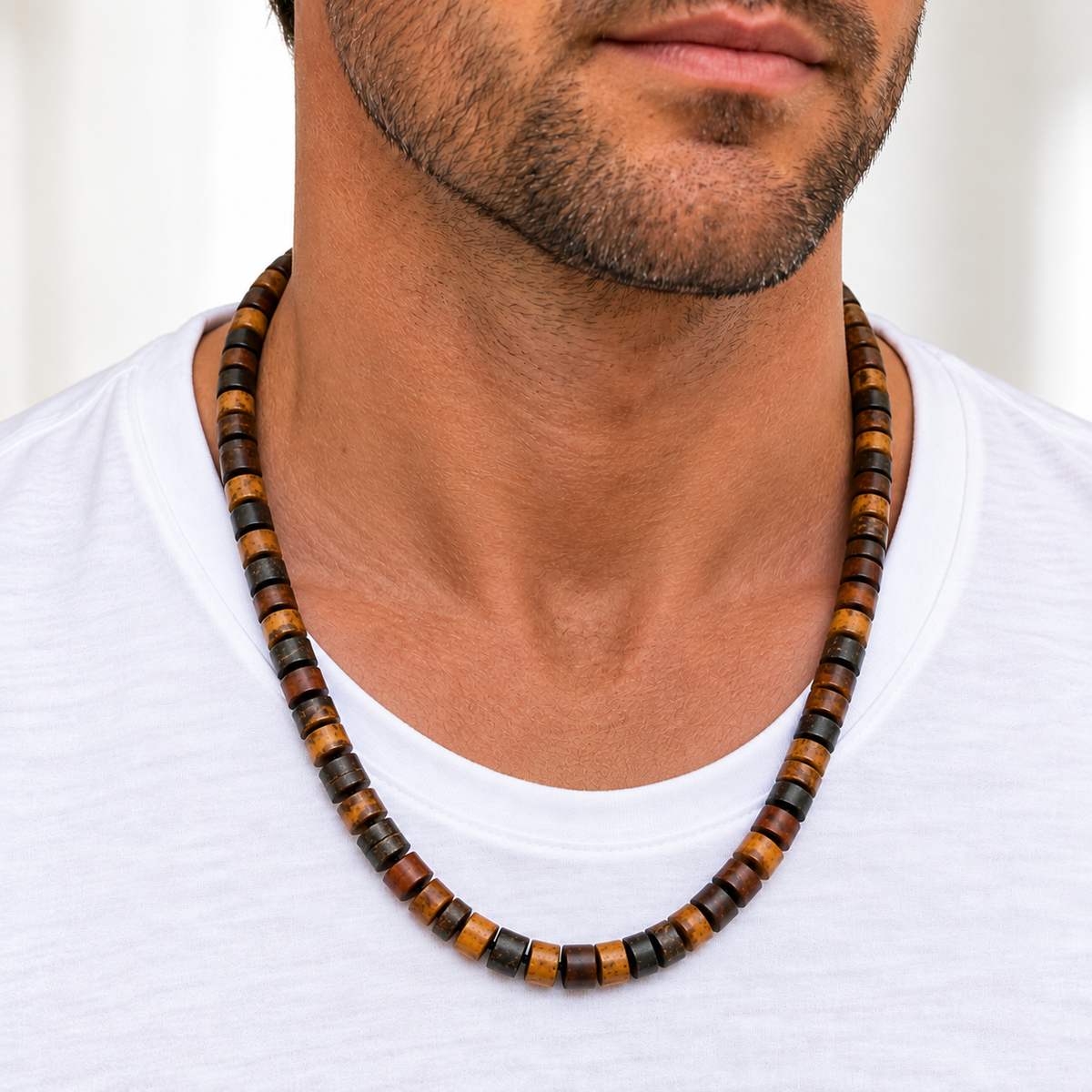 Men’s Genuine Baltic Amber Necklace 