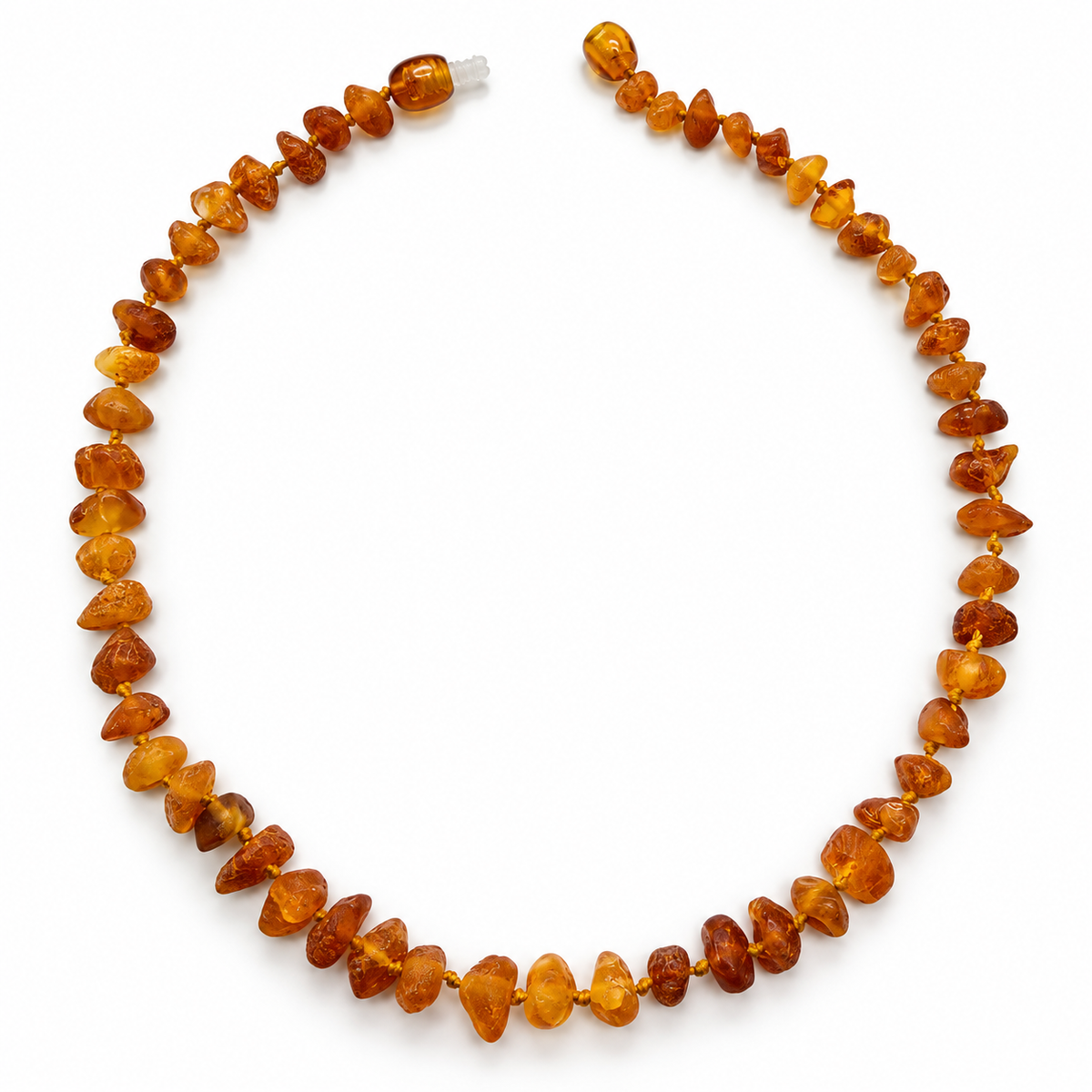 Natural Baltic Amber Baby Teething Necklace – Unpolished Amber Chips