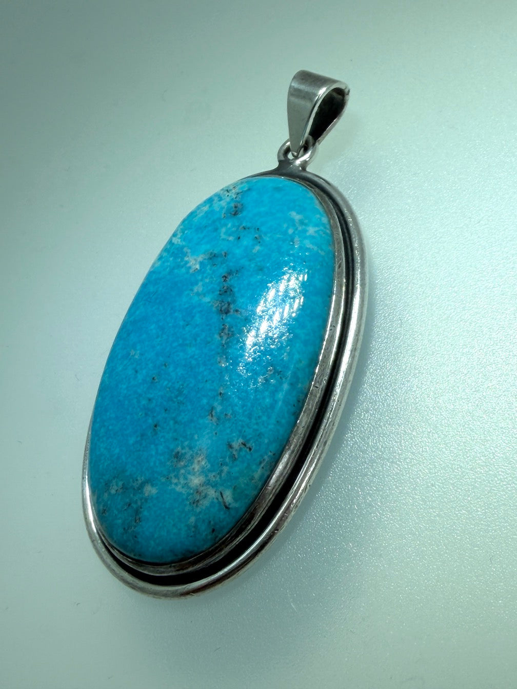 Natural Stone Statement Pendants in Sterling Silver | Turquoise, Agate, Amethyst & Labradorite | Handmade in Poland
