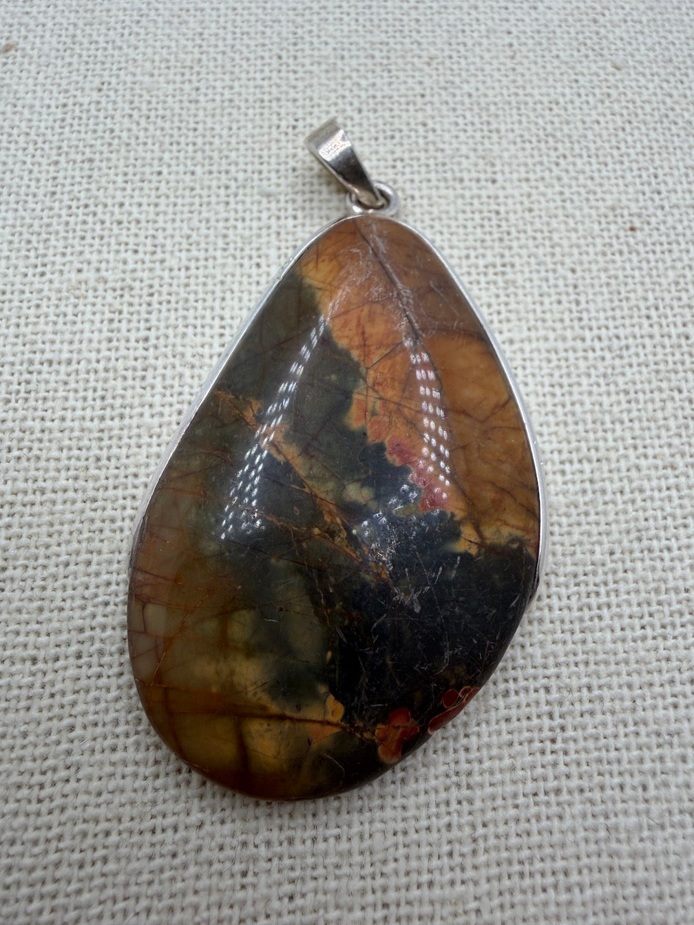 Natural Stone Statement Pendants in Sterling Silver | Turquoise, Agate, Amethyst & Labradorite | Handmade in Poland
