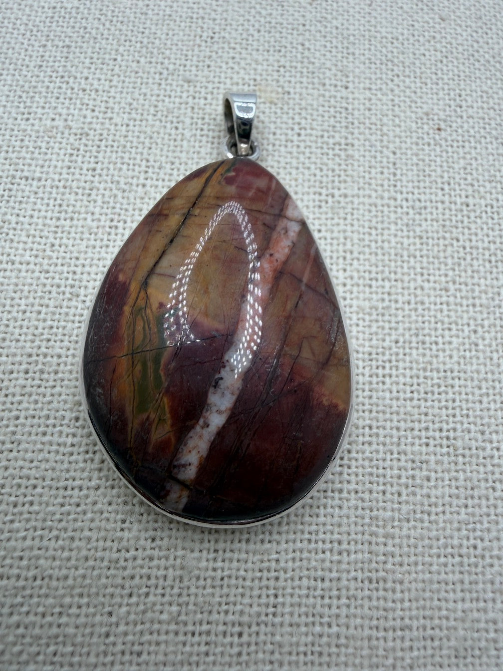 Natural Stone Statement Pendants in Sterling Silver | Turquoise, Agate, Amethyst & Labradorite | Handmade in Poland