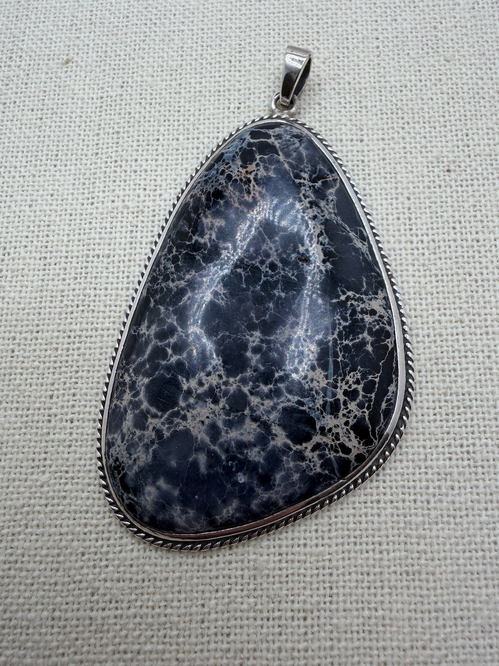 Natural Stone Statement Pendants in Sterling Silver | Turquoise, Agate, Amethyst & Labradorite | Handmade in Poland