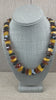Handmade Baltic Amber Ombre Bead Necklace – Multicolor Graduated Design – 24 Inch Length