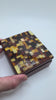 Multicolor Baltic Amber Mosaic Jewelry Box | Solid Wood Gift Box | Lemon Honey Cherry Cognac Amber Lid | Handmade Amber Keepsake Box | Magnetic Closure