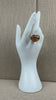 Handmade Sterling Silver Honey Baltic Amber Heart Ring4.JPG