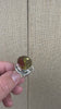One-of-a-Kind Handmade Sterling Silver Ring with Genuine Baltic Amber Cherry Stone – Adjustable Open Shank