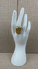 Handmade Sterling Silver Butterscotch Baltic Amber Ring – Adjustable Open Shank Polish Design 
