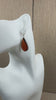 Handmade Sterling Silver Faceted Cherry Baltic Amber Lever Back Dangle Earrings – Rare Oversized Statement Earrings