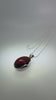 One-of-a-Kind Cherry Baltic Amber Pendant | Sterling Silver Bead Chain | Handmade Statement Necklace