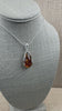 Handmade Classic Baltic Amber & Sterling Silver Pendant Necklace – 18” Snake Chain